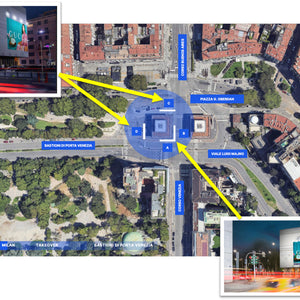 Milano cod. 5277 P.ta Venezia - Bastioni di P.ta Venezia | P.zza Oberdan