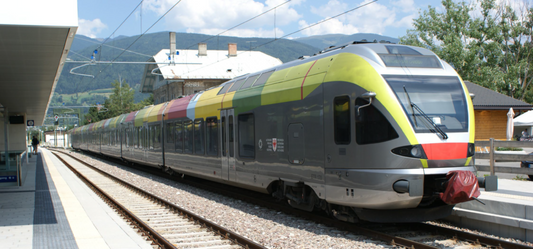 TRAIN IN TRENTINO ALTO ADIGE - TRENITALIA FRECCIAROSSA - STATE ROAD TRENTINO ALTO ADIGE
