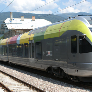 TRAIN IN TRENTINO ALTO ADIGE - STATE ROAD TRENTINO ALTO ADIGE